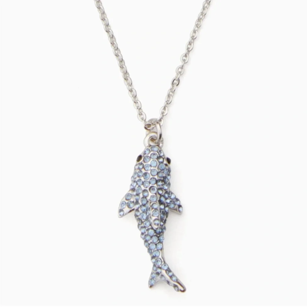 Kate Spade‎ California Dreaming Shark Necklace NWT - Picture 5 of 5